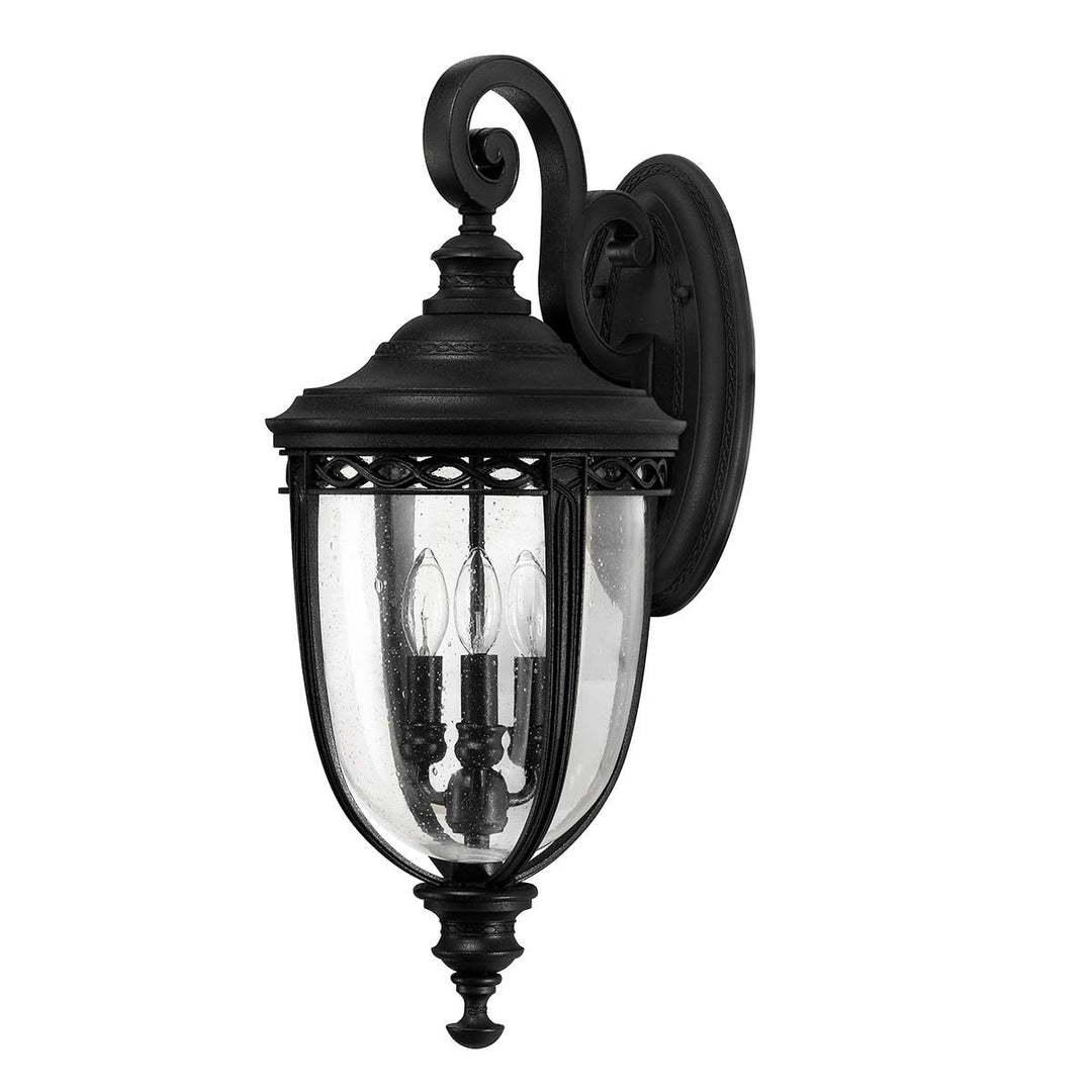 Norlys English Bridle 3 Light Large Wall Lantern FE-EB2-L-BLK Black