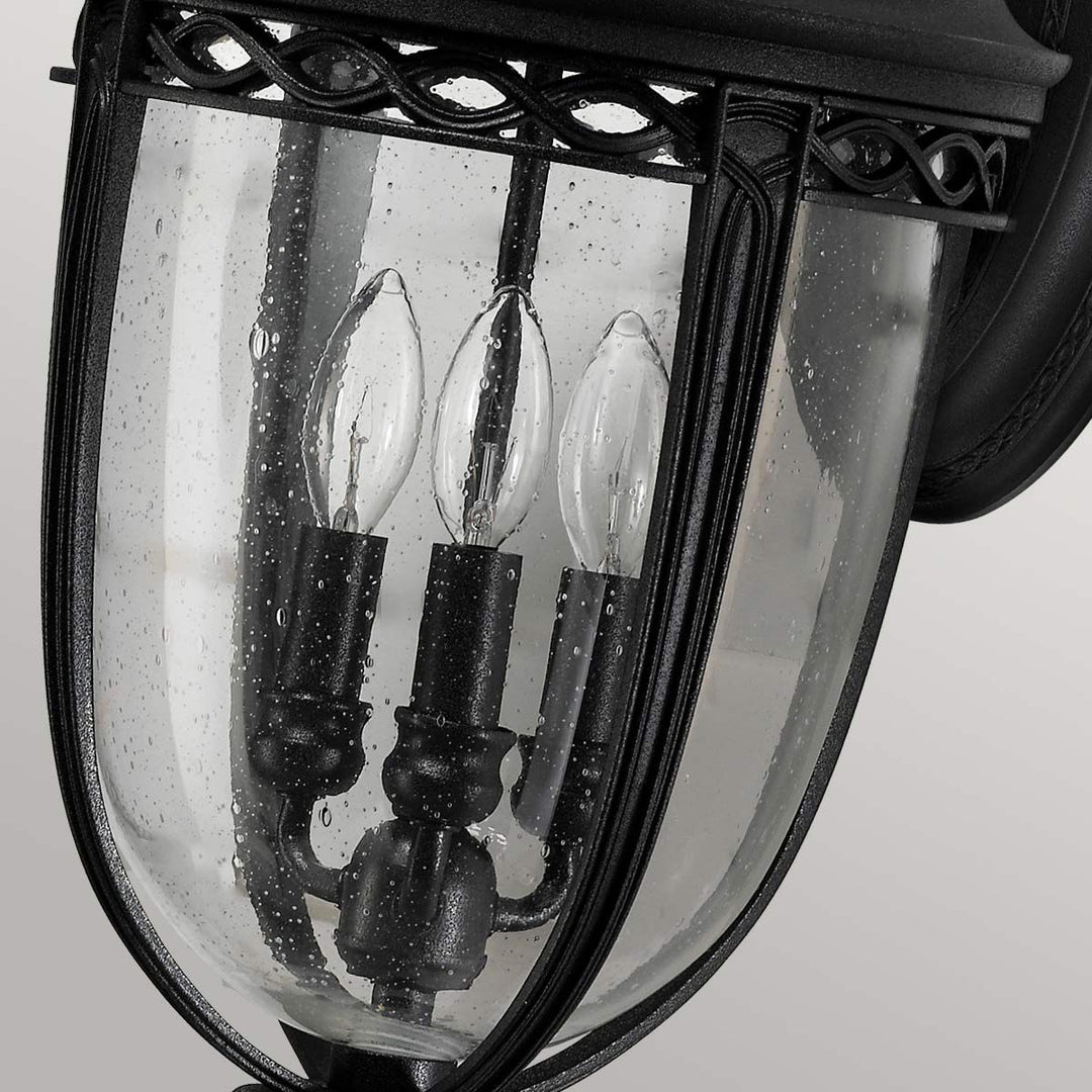 Norlys English Bridle 3 Light Large Wall Lantern FE-EB2-L-BLK Black