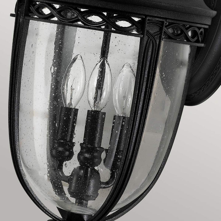 Norlys English Bridle 3 Light Large Wall Lantern FE-EB2-L-BLK Black