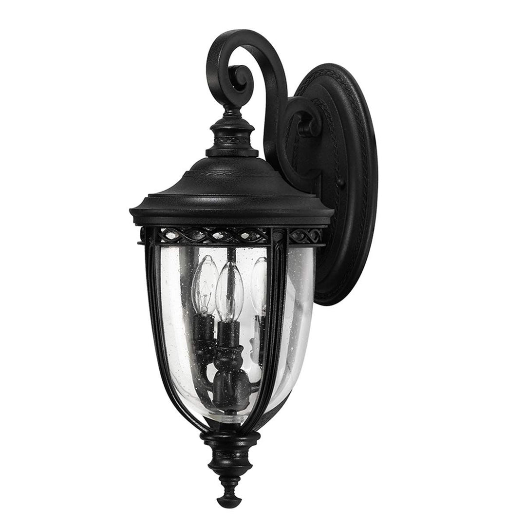 Norlys English Bridle 3 Light Medium Wall Lantern FE-EB2-M-BLK Black