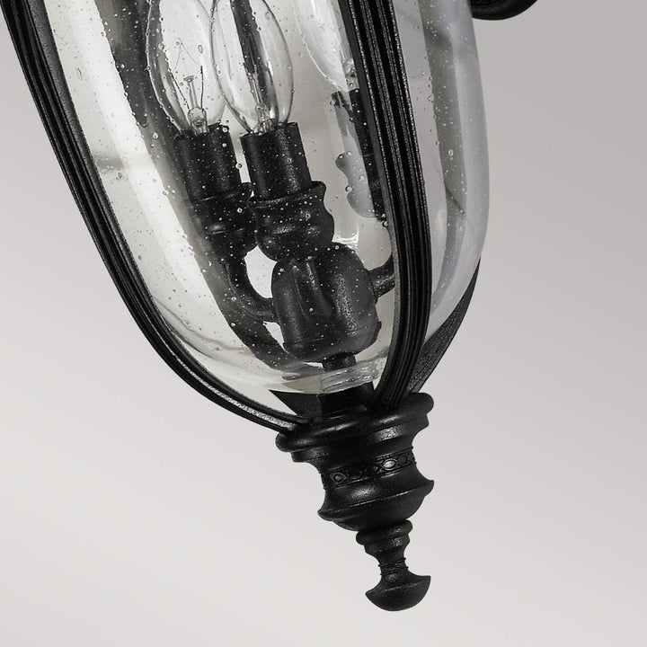 Norlys English Bridle 3 Light Medium Wall Lantern FE-EB2-M-BLK Black