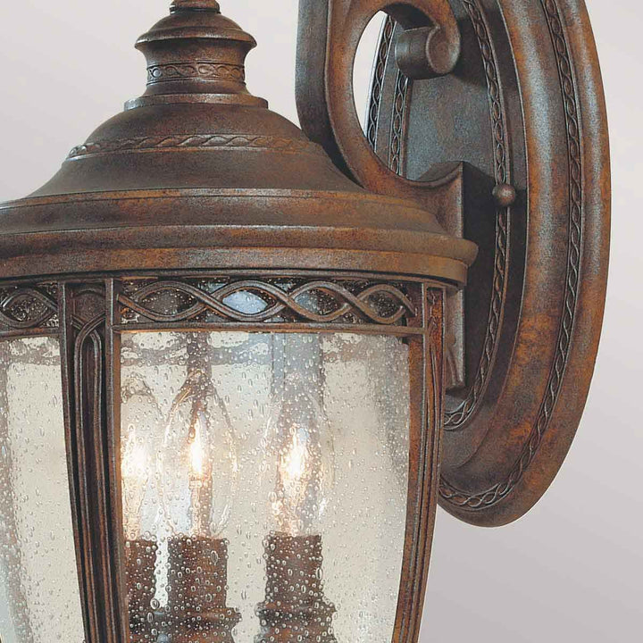 Norlys English Bridle 3 Light Medium Wall Lantern FE-EB2-M-BRB British Bronze