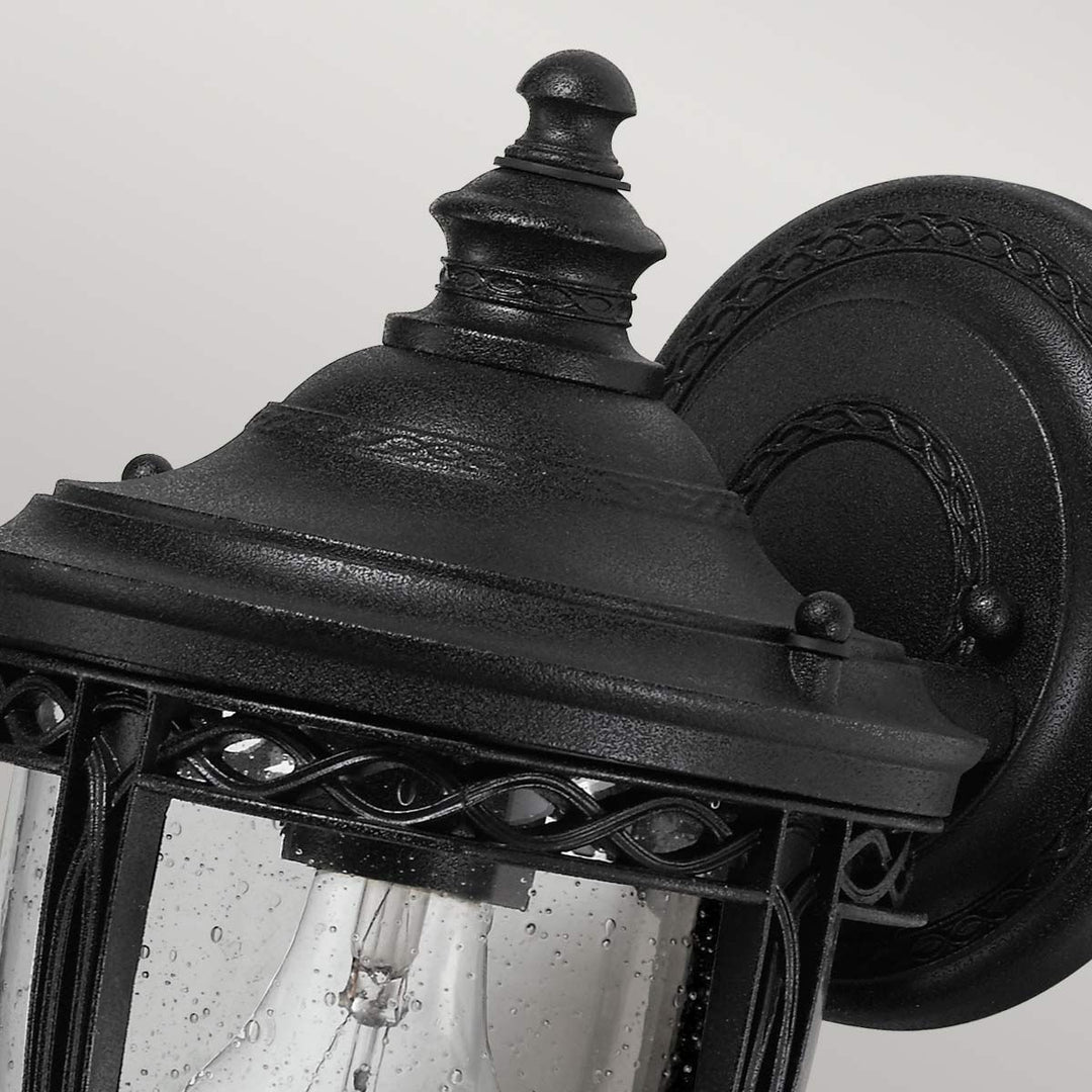 Norlys English Bridle 1 Light Small Wall Lantern FE-EB2-S-BLK Black