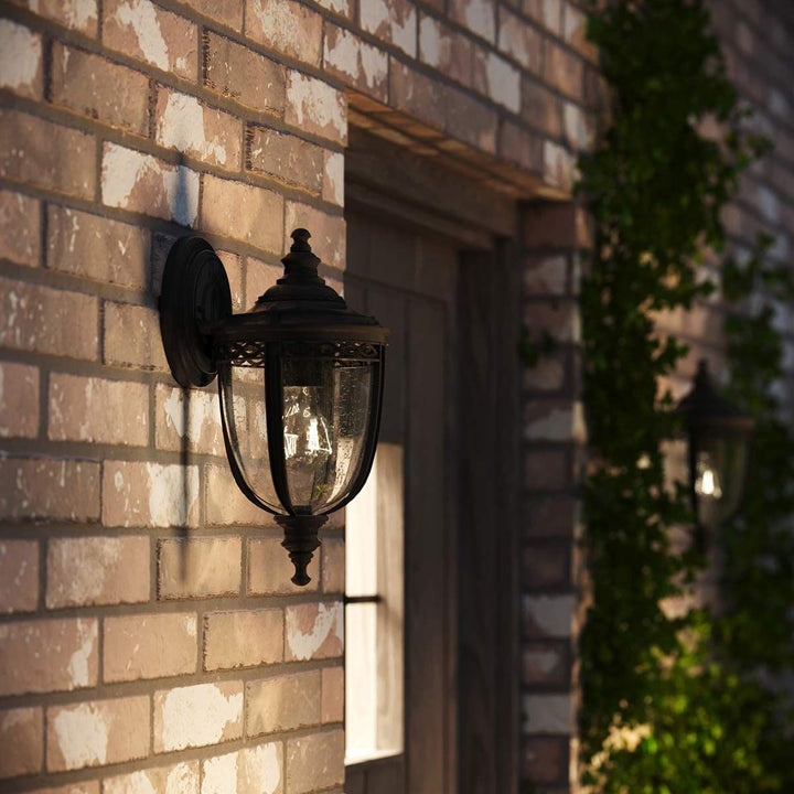 Norlys English Bridle 1 Light Small Wall Lantern FE-EB2-S-BLK Black