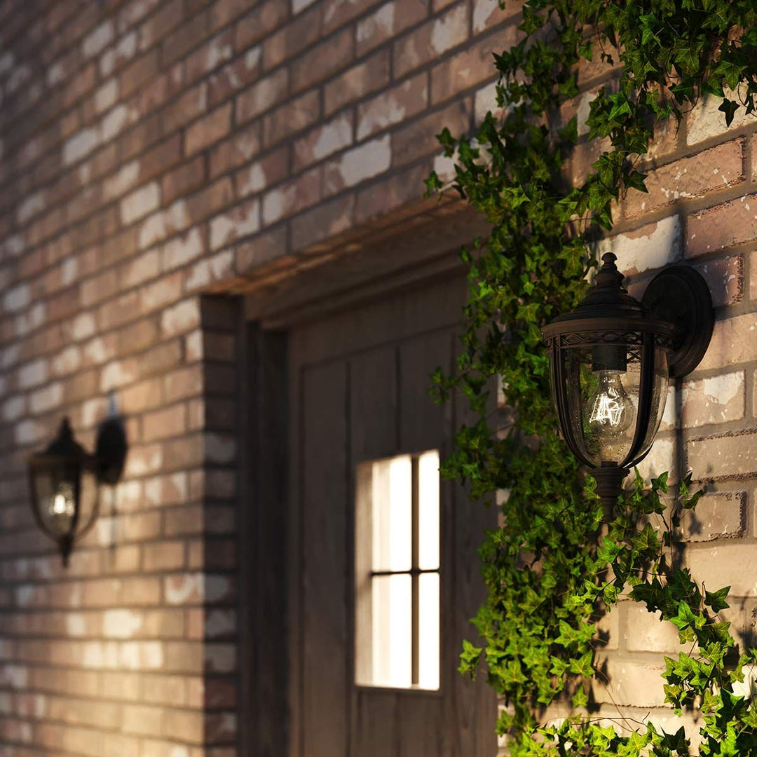 Norlys English Bridle 1 Light Small Wall Lantern FE-EB2-S-BLK Black