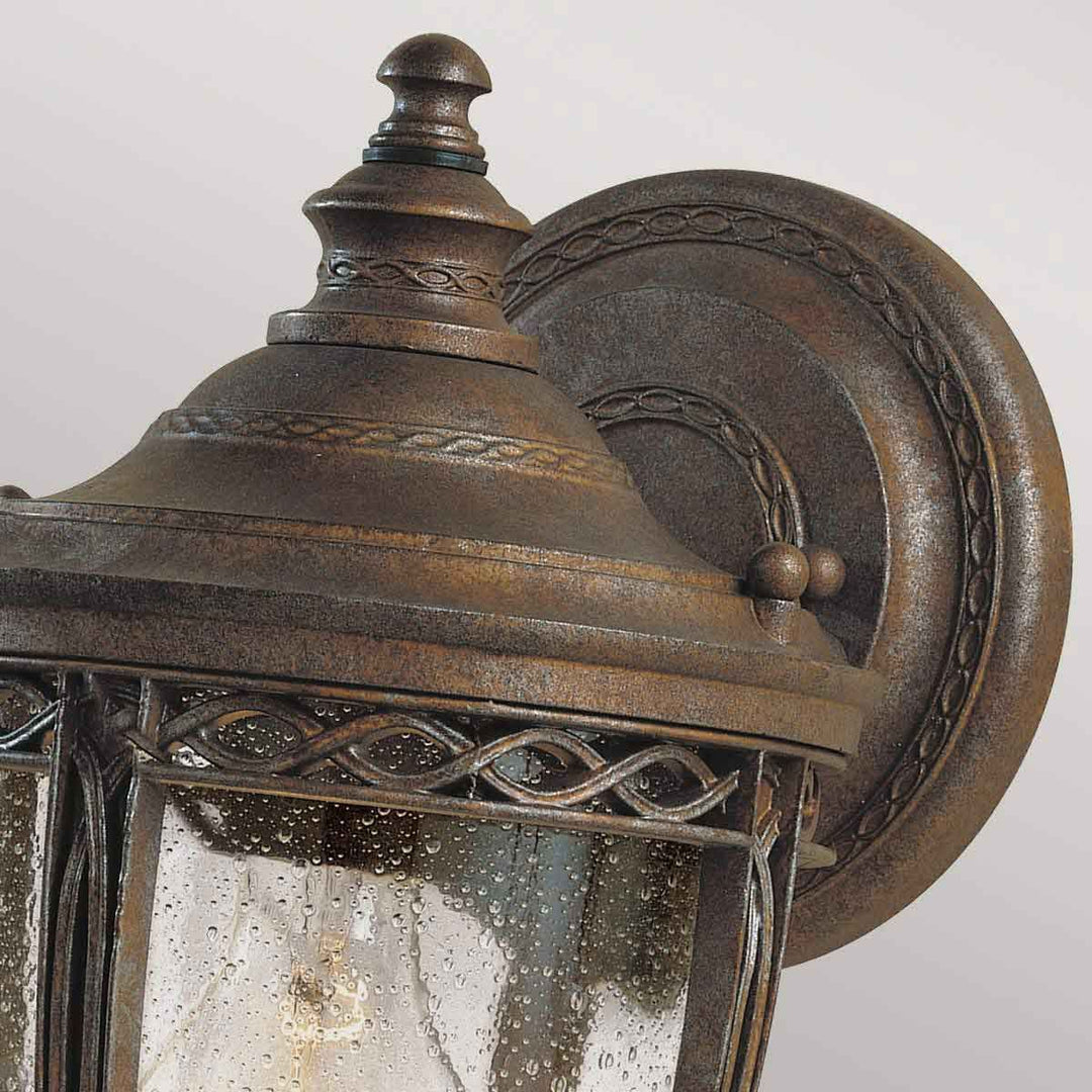 Norlys English Bridle 1 Light Small Wall Lantern FE-EB2-S-BRB British Bronze