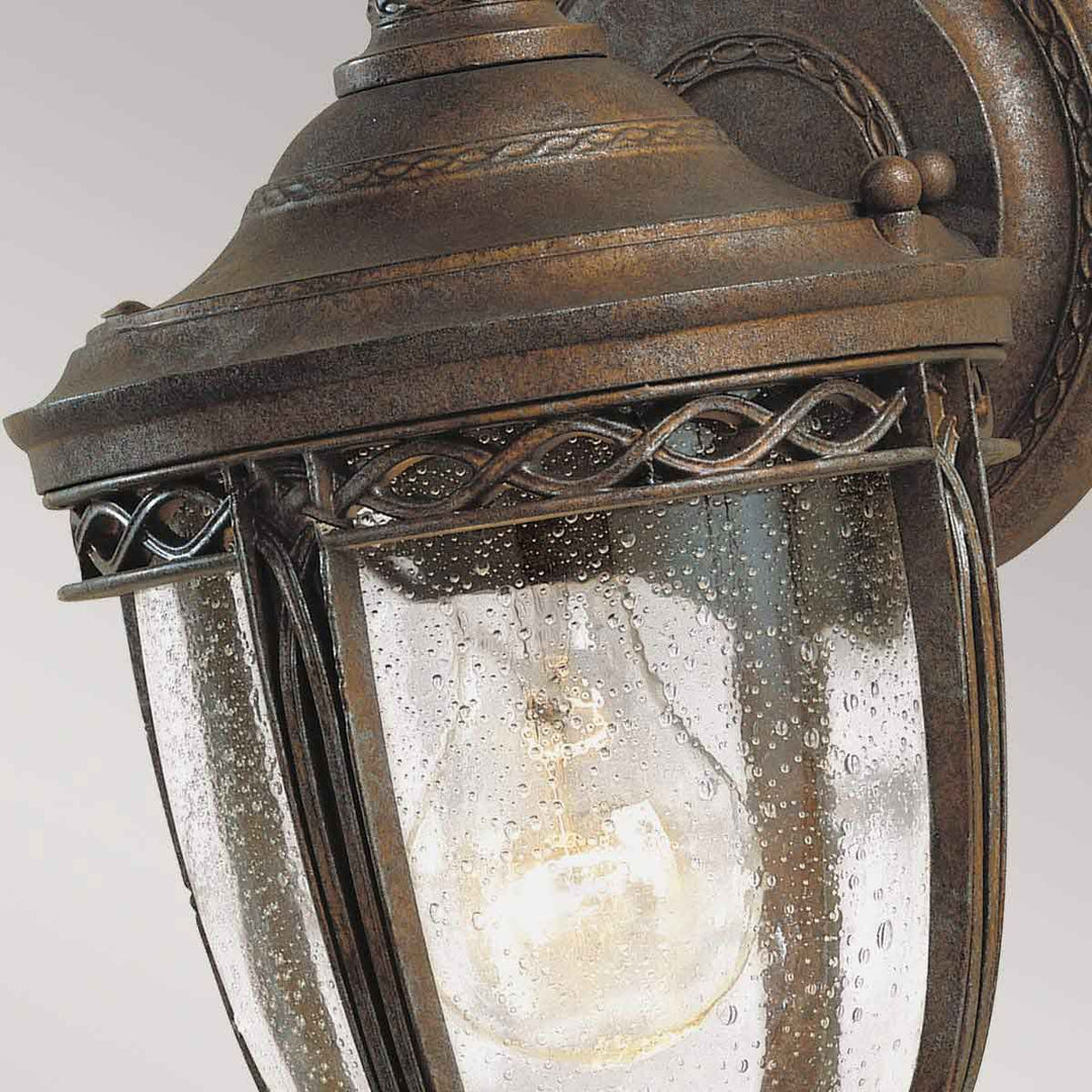 Norlys English Bridle 1 Light Small Wall Lantern FE-EB2-S-BRB British Bronze