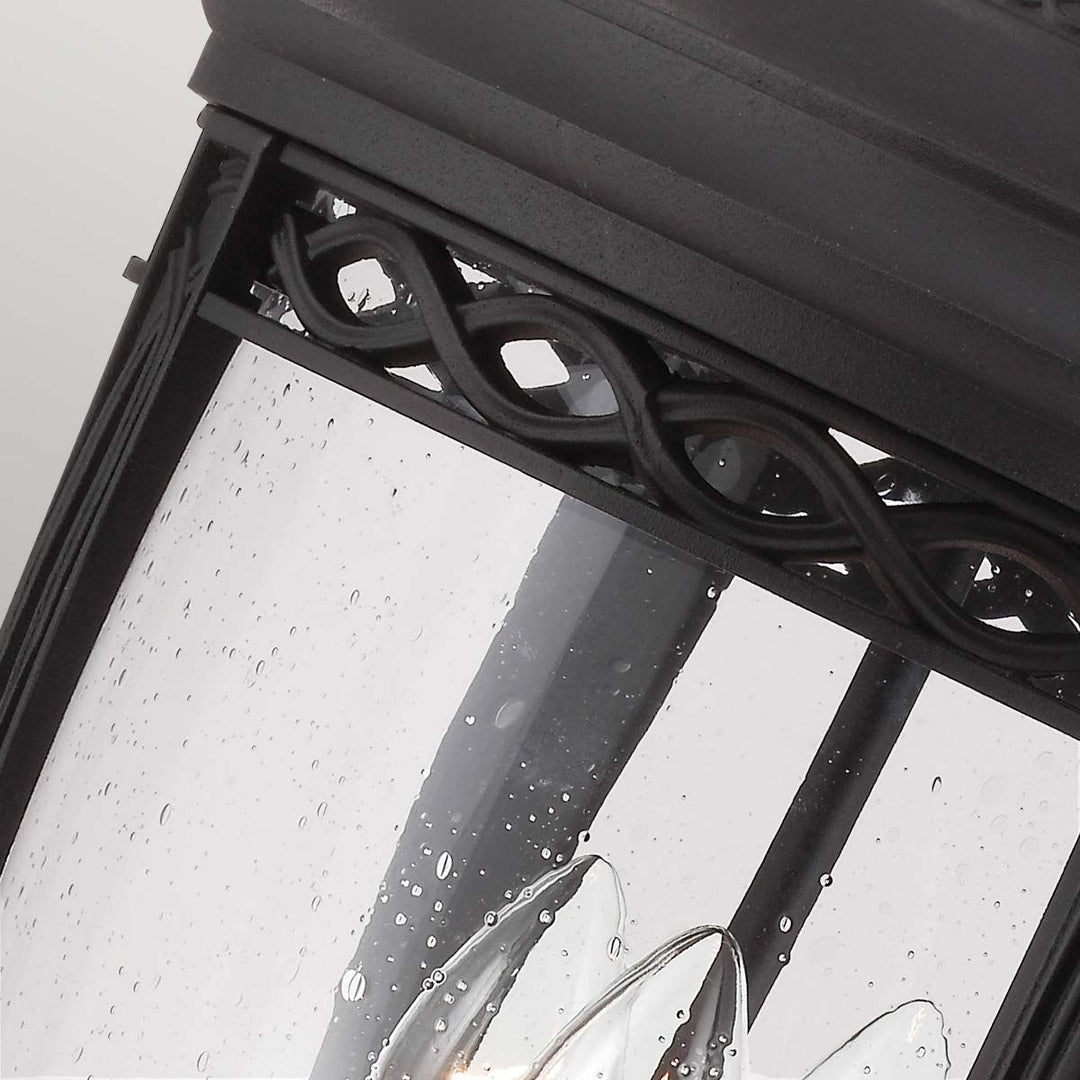 Norlys English Bridle 3 Light Large Pedestal FE-EB3-L-BLK Black