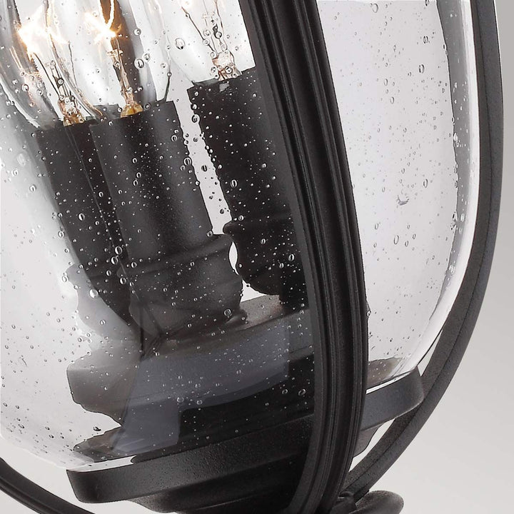 Norlys English Bridle 3 Light Large Pedestal FE-EB3-L-BLK Black