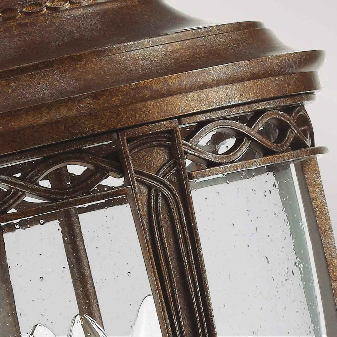 Norlys English Bridle 3 Light Large Pedestal FE-EB3-L-BRB British Bronze