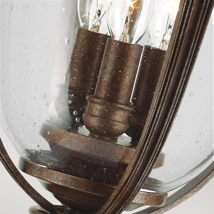 Norlys English Bridle 3 Light Large Pedestal FE-EB3-L-BRB British Bronze