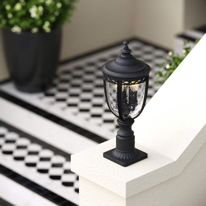 Norlys English Bridle 3 Light Medium Pedestal FE-EB3-M-BLK Black