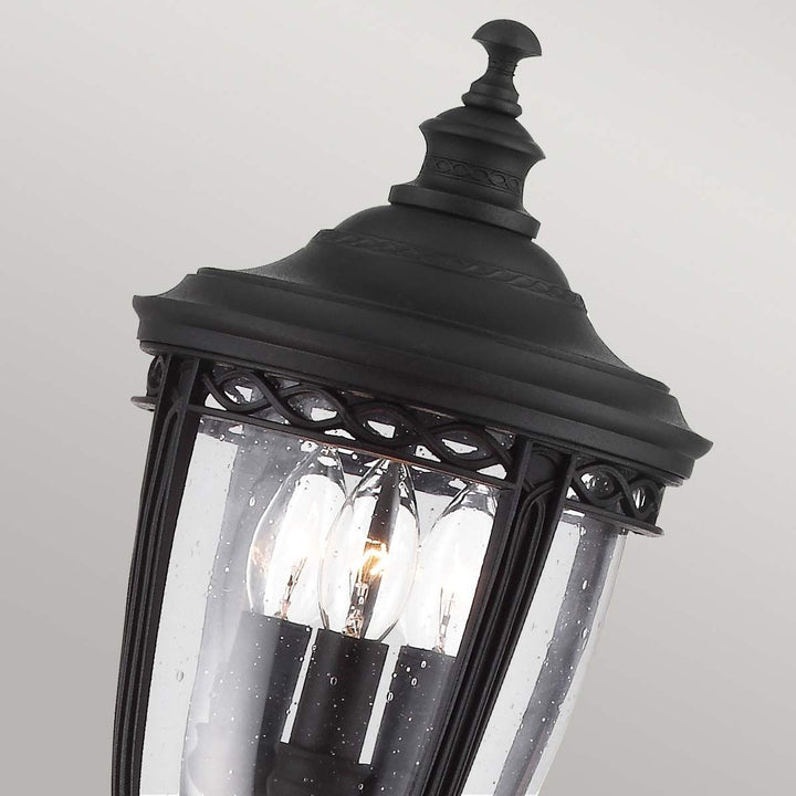 Norlys English Bridle 3 Light Medium Pillar - Lantern FE-EB4-M-BLK Black