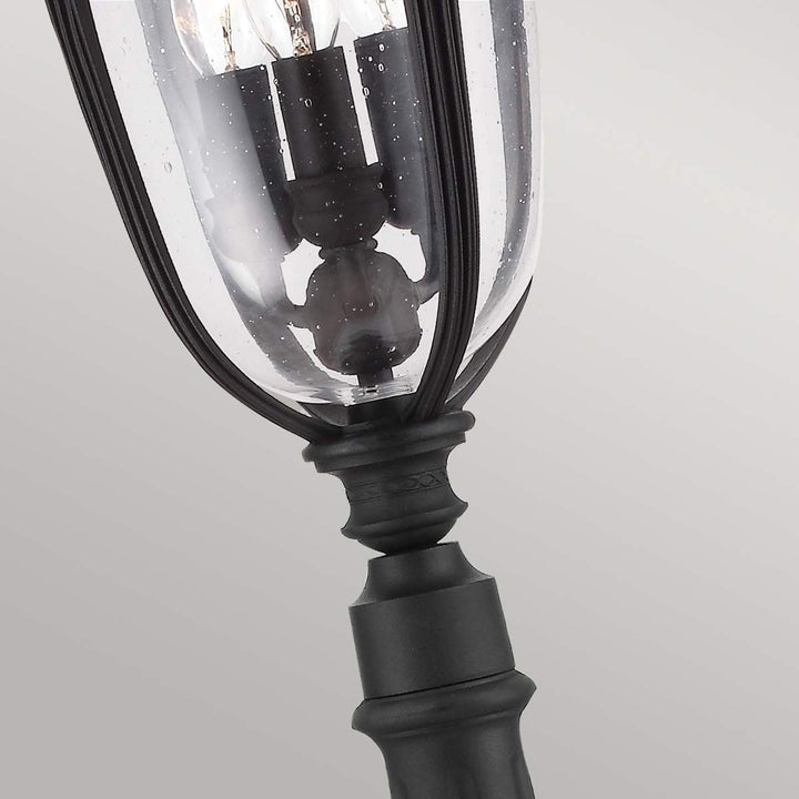 Norlys English Bridle 3 Light Medium Pillar - Lantern FE-EB4-M-BLK Black