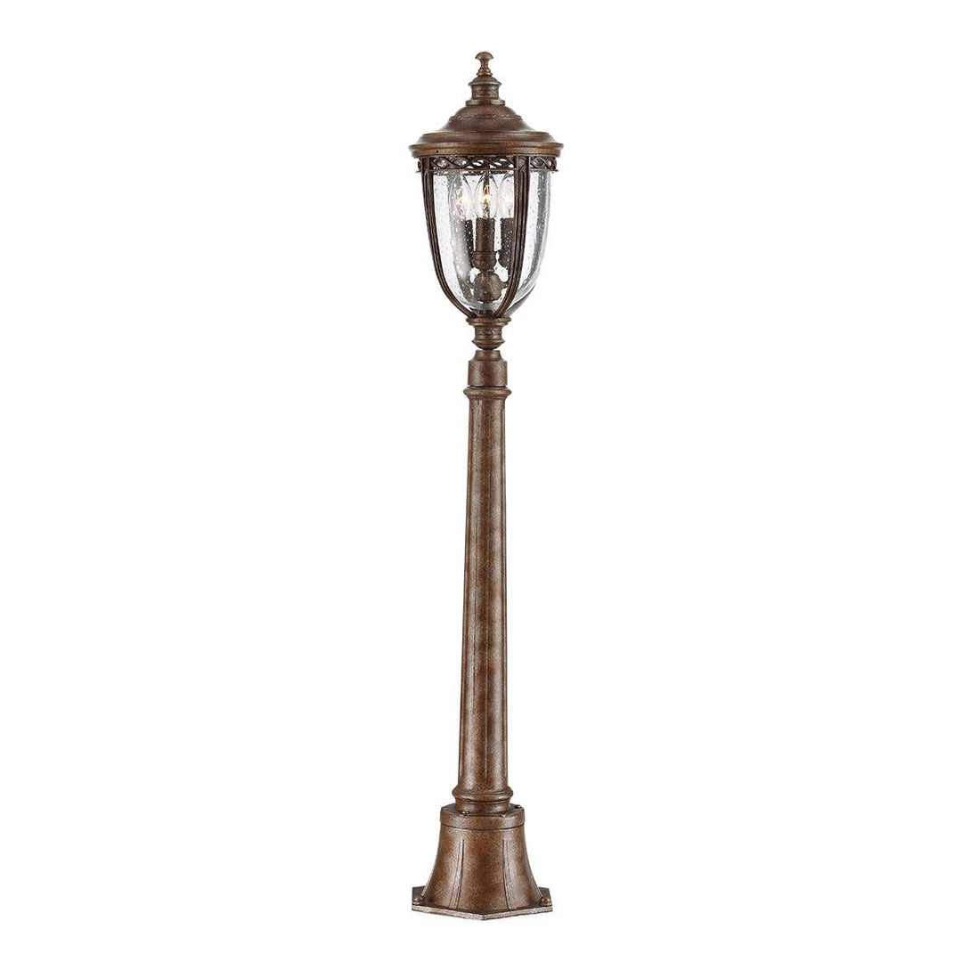 Norlys English Bridle 3 Light Medium Pillar Lantern FE-EB4-M-BRB British Bronze