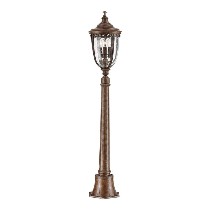 Norlys English Bridle 3 Light Medium Pillar Lantern FE-EB4-M-BRB British Bronze