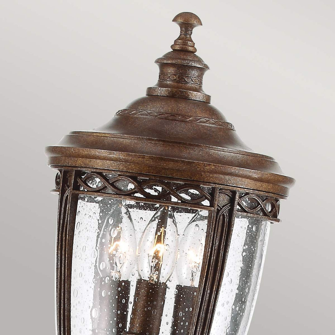 Norlys English Bridle 3 Light Medium Pillar Lantern FE-EB4-M-BRB British Bronze
