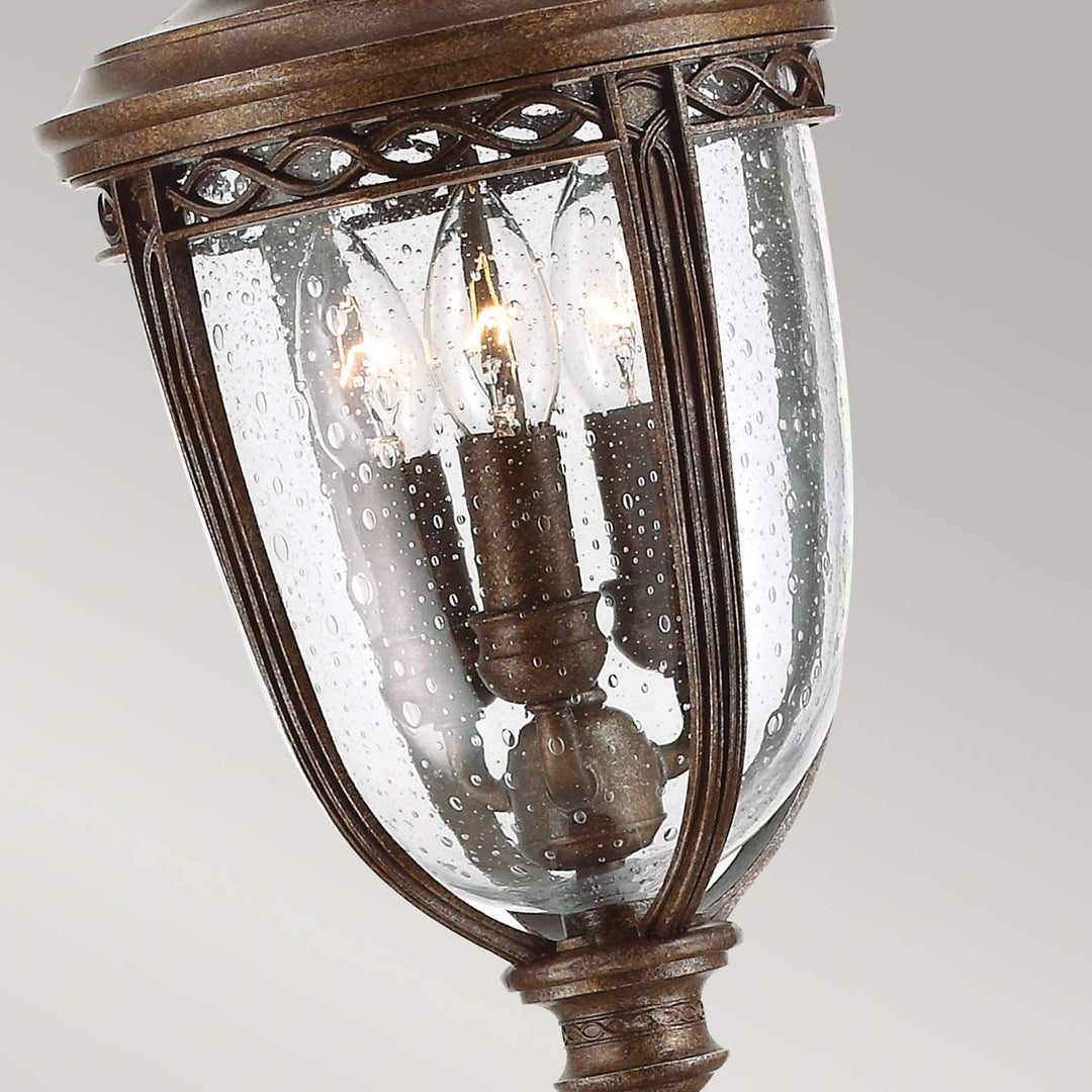 Norlys English Bridle 3 Light Medium Pillar Lantern FE-EB4-M-BRB British Bronze