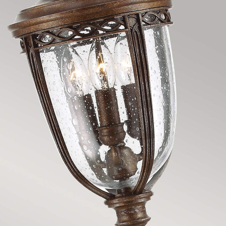 Norlys English Bridle 3 Light Medium Pillar Lantern FE-EB4-M-BRB British Bronze