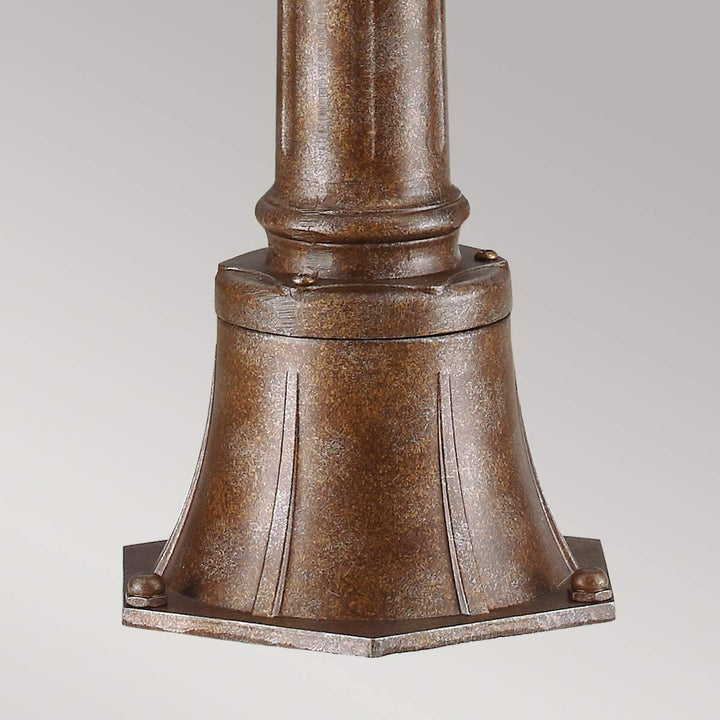 Norlys English Bridle 3 Light Medium Pillar Lantern FE-EB4-M-BRB British Bronze