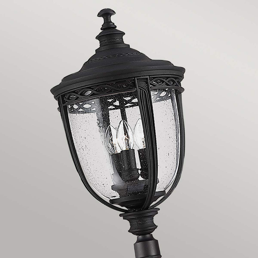 Norlys English Bridle 3 Light Large Lamp Post FE-EB5-L-BLK Black
