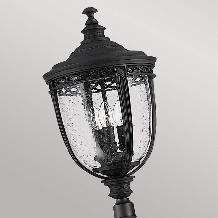 Norlys English Bridle 3 Light Large Lamp Post FE-EB5-L-BLK Black