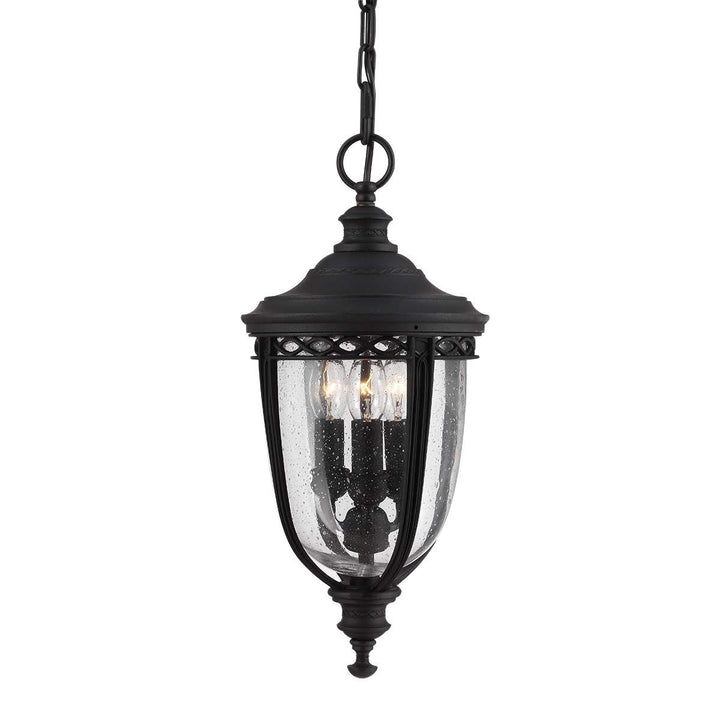 Norlys English Bridle 3 Light Medium Chain Lantern FE-EB8-M-BLK Black