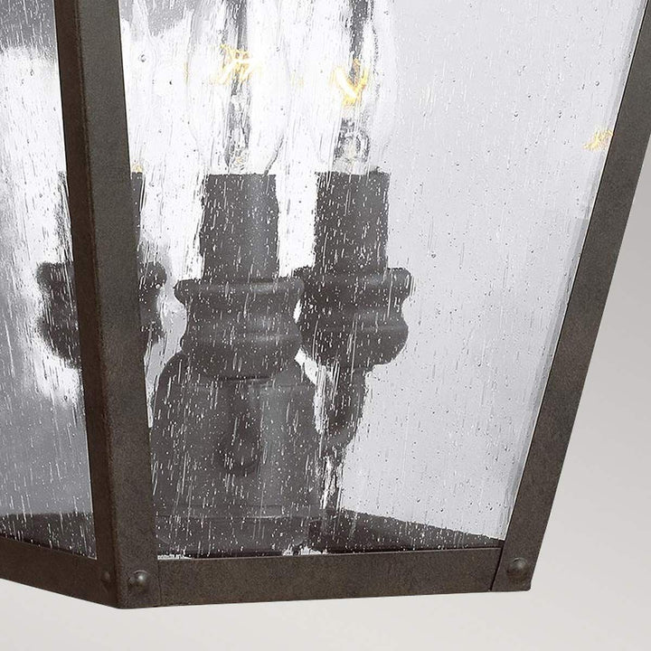 Norlys Galena 3 Light Large Wall Lantern FE-GALENA2-L-SBL Sable