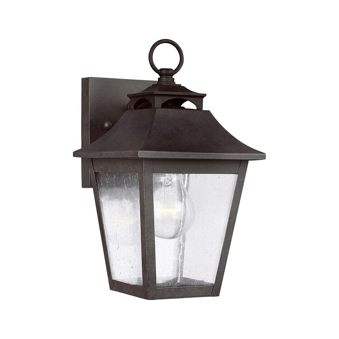 Norlys Galena 1 Light Small Wall Lantern FE-GALENA2-S-SBL Sable