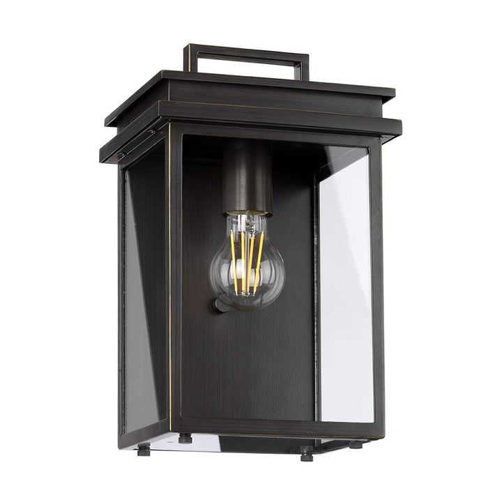 Norlys Glenview 1 Light Wall Lantern FE-GLENVIEW-M Antique Bronze