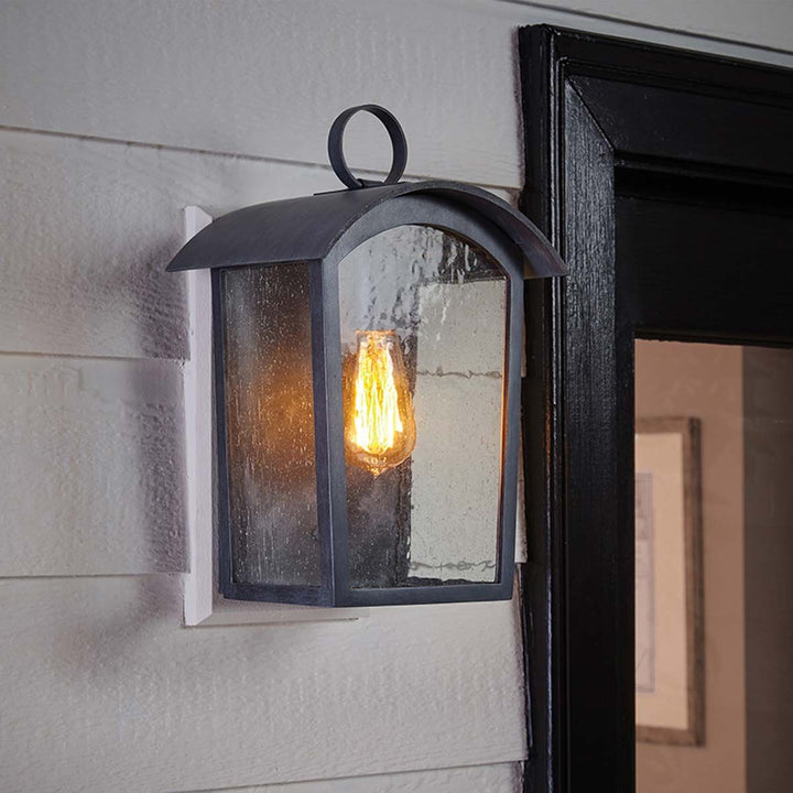 Norlys Hodges Large Wall Lantern FE-HODGES-L Ash Black