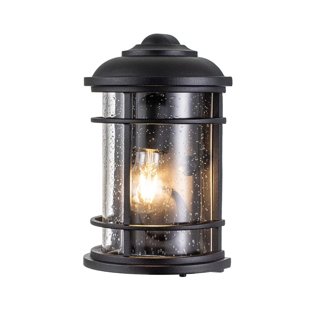 Norlys Lighthouse 1 Light Half Lantern FE-LIGHTHOUSE-7-BLK Textured Black