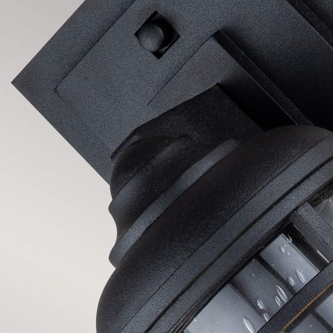 Norlys Lighthouse 1 Light Small Wall Lantern FE-LIGHTHOUSE2-S-BLK Textured Black