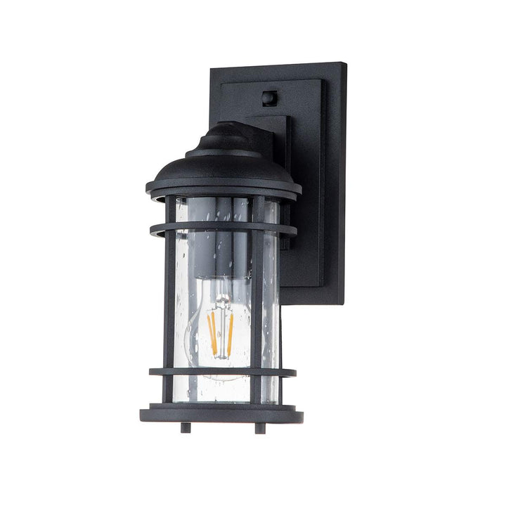 Norlys Lighthouse 1 Light Small Wall Lantern FE-LIGHTHOUSE2-S-BLK Textured Black