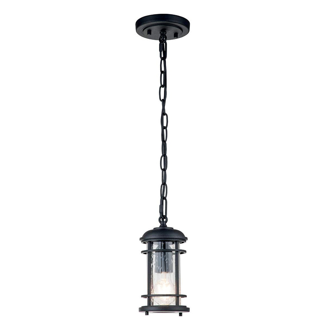 Norlys Lighthouse 1 Light Small Chain Lantern FE-LIGHTHOUSE8-S-BLK Textured Black