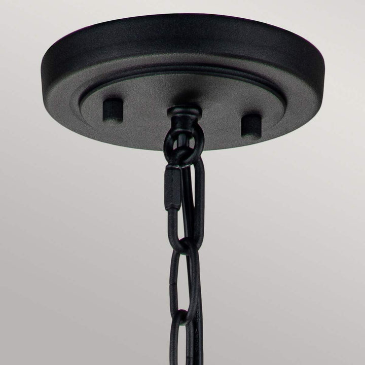 Norlys Lighthouse 1 Light Small Chain Lantern FE-LIGHTHOUSE8-S-BLK Textured Black