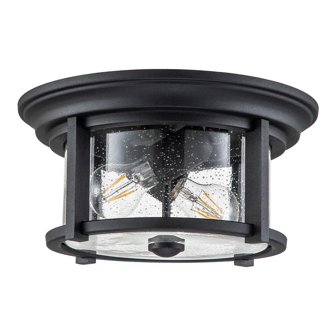 Norlys Merrill 2 Light Flush FE-MERRILL-F-BLK Black