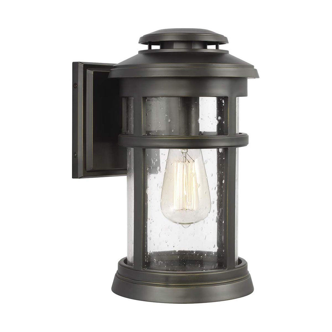Norlys Newport 1 Light Wall Lantern FE-NEWPORT-M-ANBZ Antique Bronze