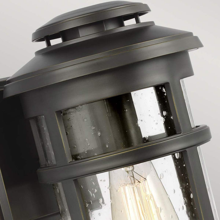 Norlys Newport 1 Light Wall Lantern FE-NEWPORT-M-ANBZ Antique Bronze