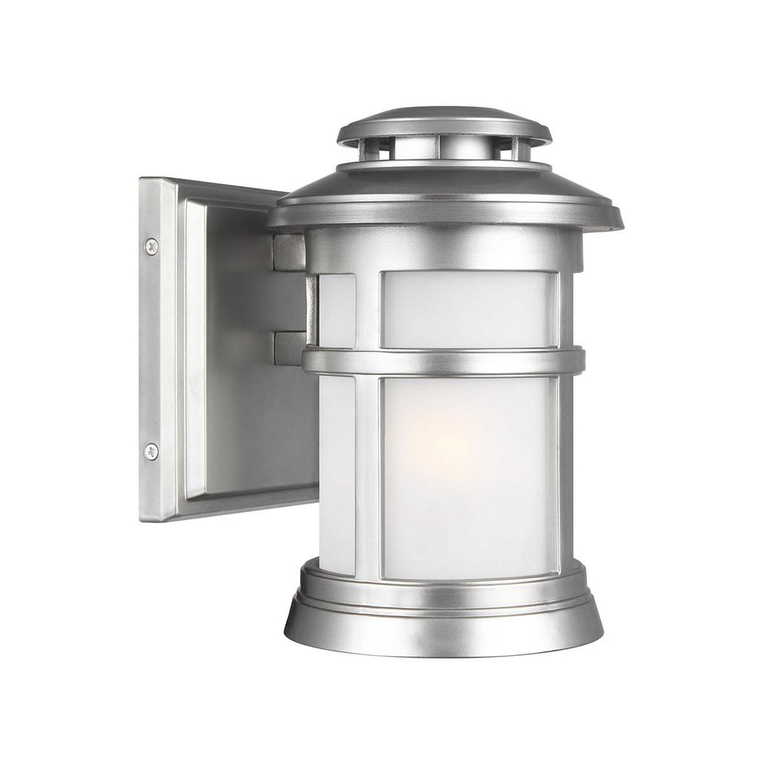 Norlys Newport 1 Light Wall Lantern FE-NEWPORT-S-PBS Painted Brushed Steel