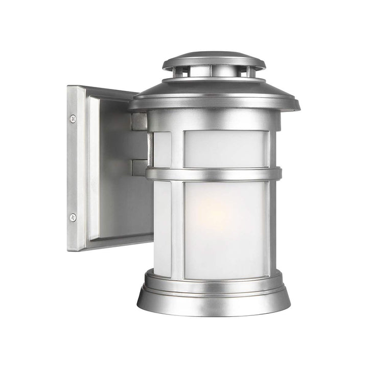 Norlys Newport 1 Light Wall Lantern FE-NEWPORT-S-PBS Painted Brushed Steel
