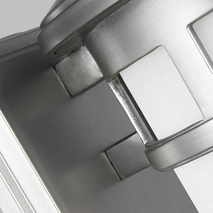 Norlys Newport 1 Light Wall Lantern FE-NEWPORT-S-PBS Painted Brushed Steel