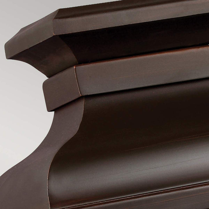 Norlys Pediment 2 Light Medium Wall Lantern FE-PEDIMENT-M Dark Aged Copper