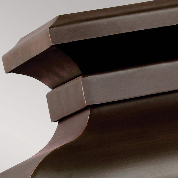 Norlys Pediment 2 Light Small Wall Lantern FE-PEDIMENT-S Dark Aged Copper