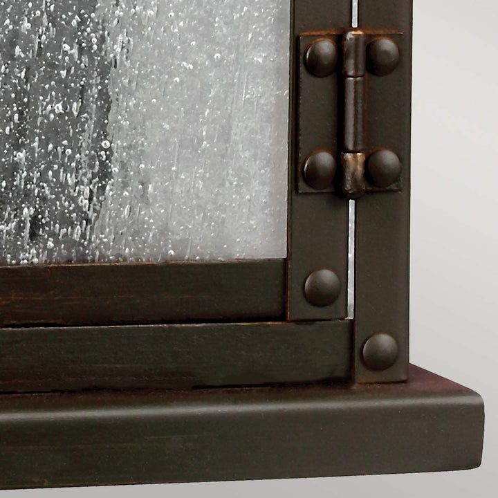 Norlys Pediment 2 Light Small Wall Lantern FE-PEDIMENT-S Dark Aged Copper