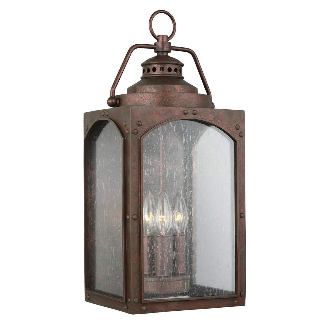 Norlys Randhurst 3 Light Large Wall Lantern FE-RANDHURST-L-CO Copper Oxide