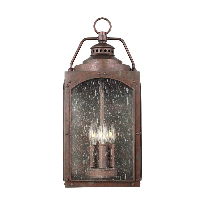 Norlys Randhurst 3 Light Large Wall Lantern FE-RANDHURST-L-CO Copper Oxide