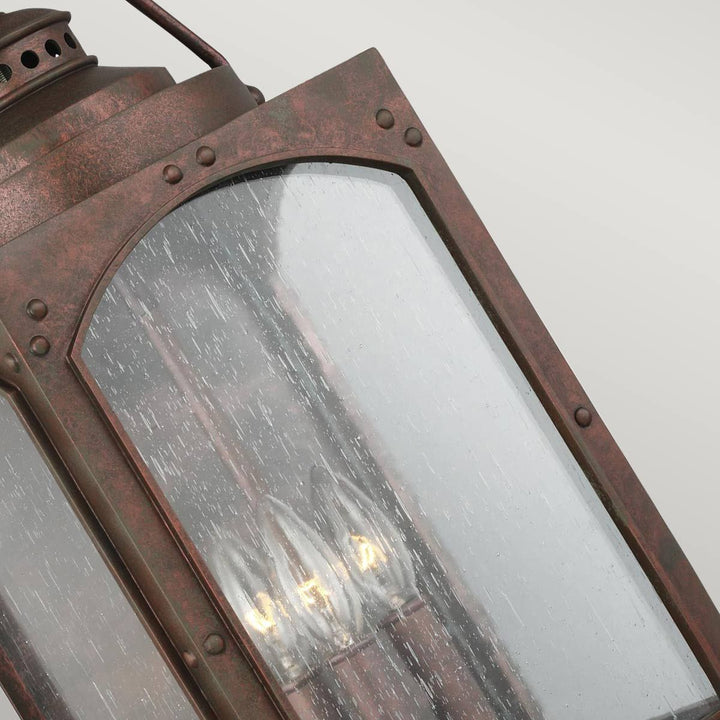 Norlys Randhurst 3 Light Large Wall Lantern FE-RANDHURST-L-CO Copper Oxide