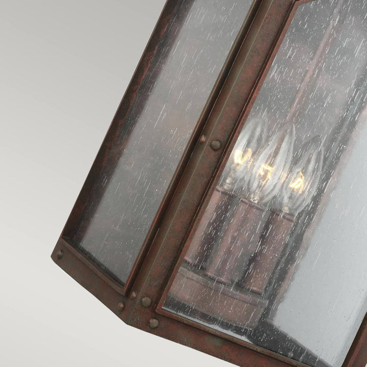 Norlys Randhurst 3 Light Large Wall Lantern FE-RANDHURST-L-CO Copper Oxide