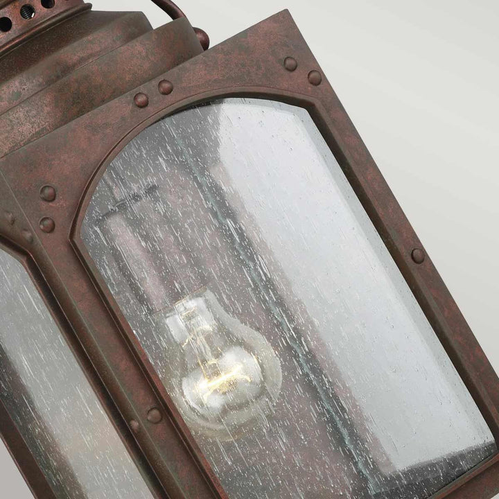 Norlys Randhurst 1 Light Medium Wall Lantern FE-RANDHURST-M-CO Copper Oxide